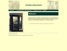 Tablet Screenshot of omnigenebioproducts.com